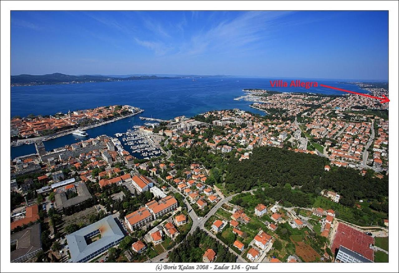 Villa Allegra Zadar Bagian luar foto